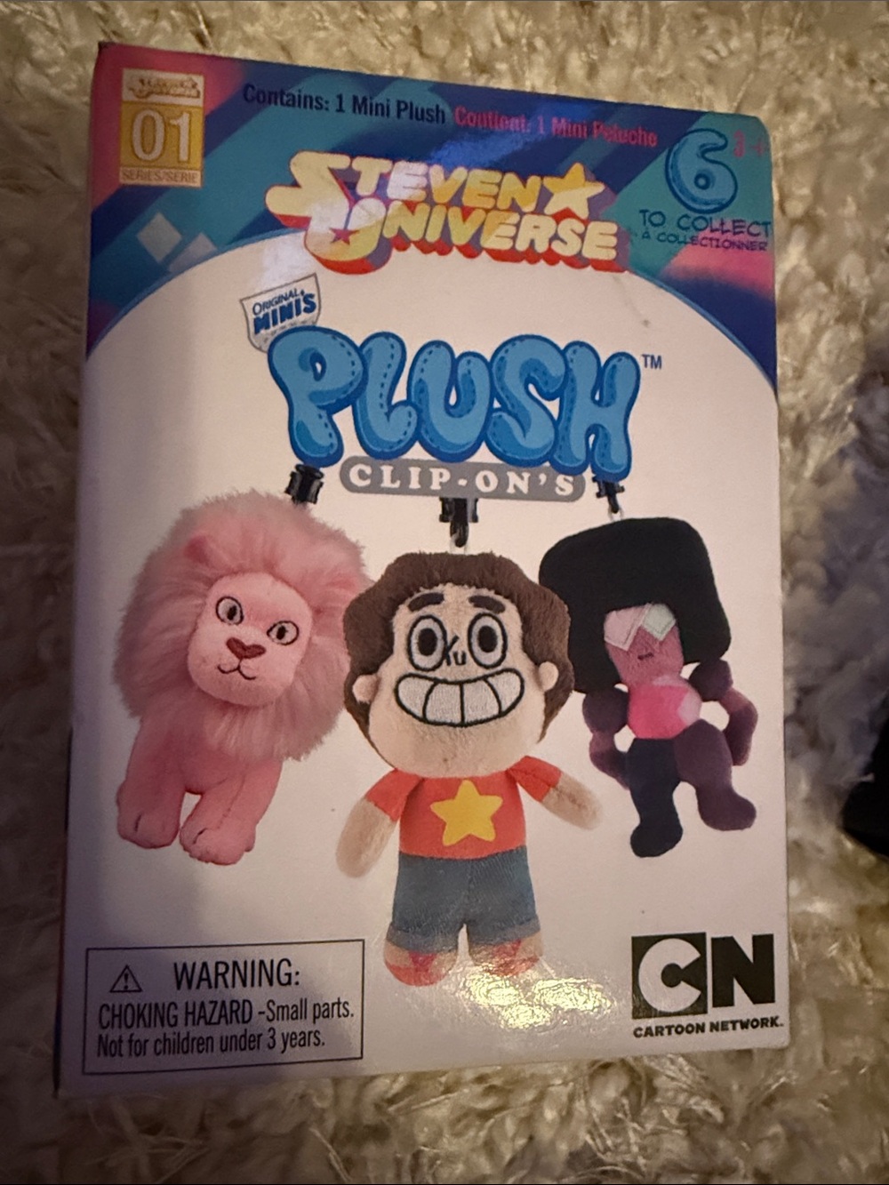 Steven Universe Surprise Plush Clip Ons Series 1 Sealed Box Cartoon Network NEW